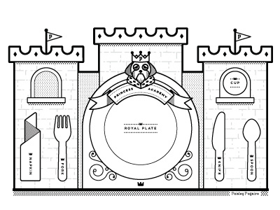 Paisley Pugmire Placemat Coloring Page coloring crown king placemat princess