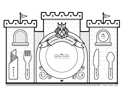 Paisley Pugmire Placemat Coloring Page