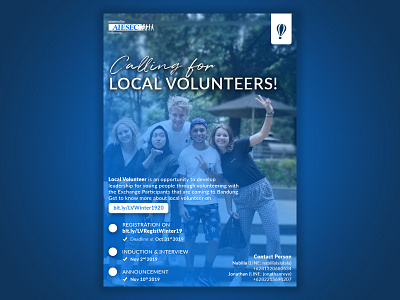 Local Volunteer Recruitment Poster