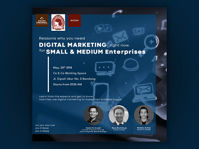 Digital Marketing Seminar Poster
