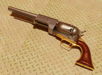 Dragoon Revolver 3d art 3d modeling blender gun render