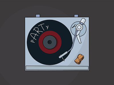 pARTy art card design drawing drawingart gray illustration illustrator like music party