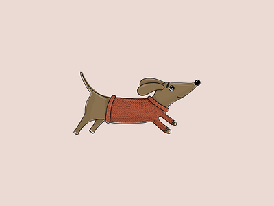 hot dog adobe illustrator animals art dog dog design dog illustration drawing drawingart illustration illustrator procreate procreate art warm