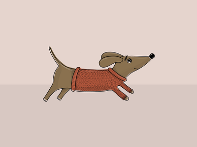 Running dog adobe illustrator art dog dog art dog illustration drawing illustration procreate vector