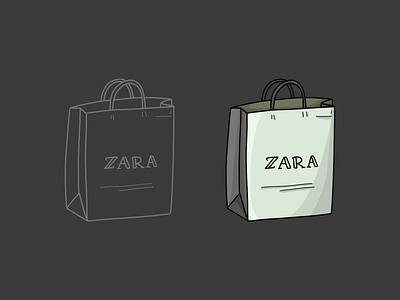 Zara adobe illustrator art custom drawingart fashion illustration illustrator procreate vector warm zara zara illustration