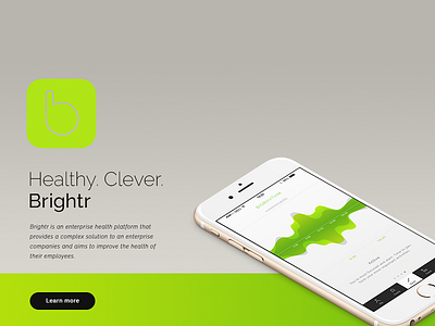 Brightr App concept app branding colors dashboard design graph health ios tracking ui