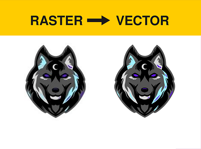Vector Tracing from Raster design icon illustration raster raster to vector vector vector art vector trace vector tracing