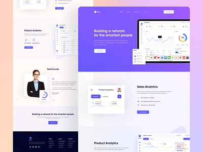 SaaS Landing Page UI Design analytics animation dashboard app dashboard design landing landing design landing page landing page design landing page ui landing pages modern saas saas app saas dashboard saas landing page saas website template ui webflow webflow template