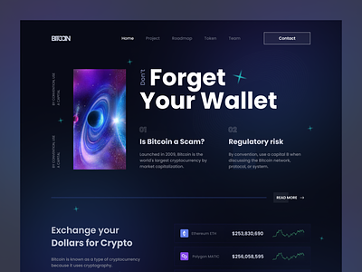 Crypto Ecosystem Landing page ~ 2022 animation binance bitcoin blockchain clean coin crypto crypto art crypto wallet crypto website cryptocurrency defi ethereum finance gradient landing page nft token ui ux ui ux design