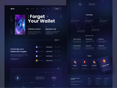 Crypto Ecosystem Landing page ~ 2022