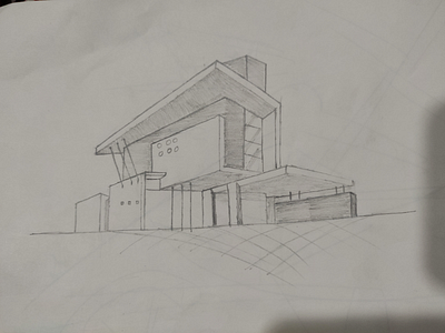 Architectural Exterior Drawing