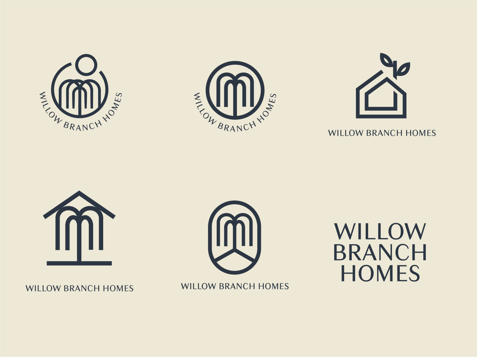 Willow Branch Homes by popesaintvictor on Dribbble