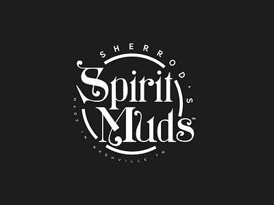 Spirit Muds branding design handlettering illustration logo typogaphy