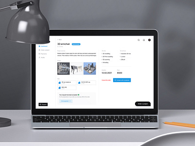 Dizipro - freelance web / mobile application 3d 3d modelling app design freelance ui uiux ux web application