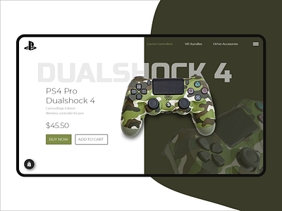 DUALSHOCK 4 branding design playstation4 typography ui