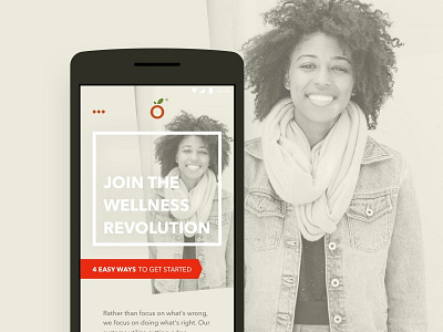 Wellness Website concept health iphone mobile phone ui website wellness