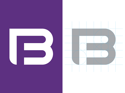 Booster Fuels Logo Redesign b booster f grid inline logo purple