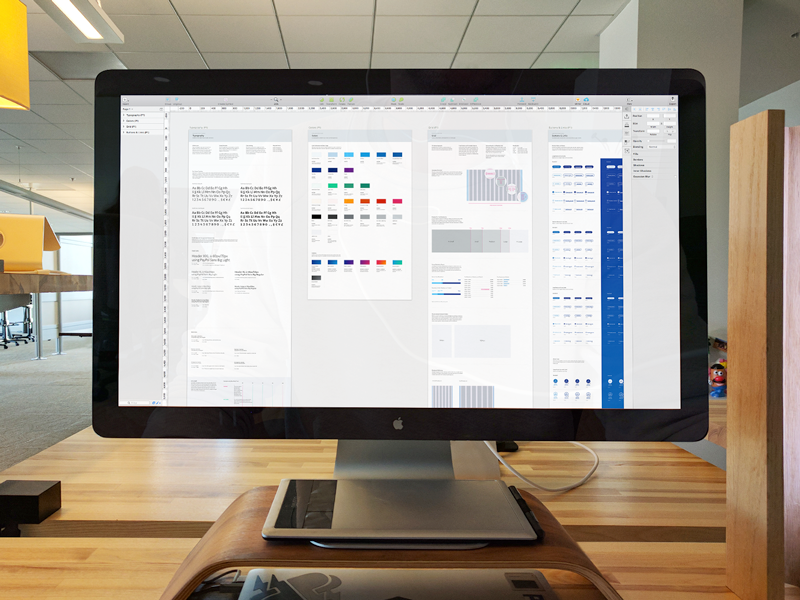Design System Documentation WIP sketch paypal workspace desktop display wip documentation layout monitor