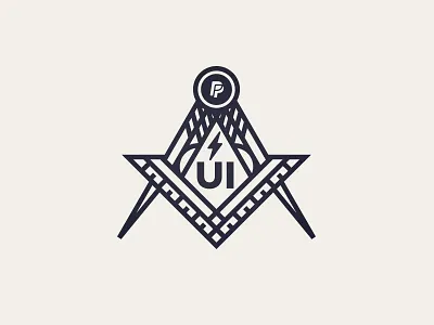 UI Society Logo freemason illustration logo masons paypal shirt society team tools ui