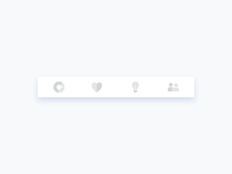 Mobile Nav navigation tabs navbar nav icons animation android ios mobile native