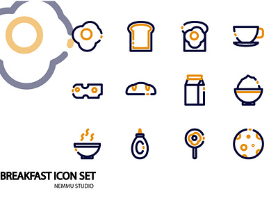 Breakfast avatar avatar icons basic design breakfast chat design gradient color illustration interface logo ui