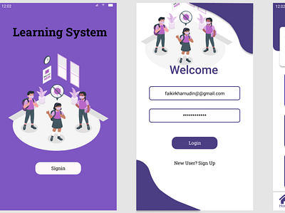 e learning app design design app ui ux web website