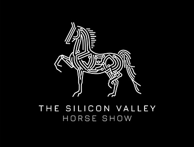 Silicon Valley Horse Show official logo branding design icon illustration illustrator logo typography vector