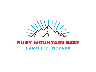 Ruby Mountain Beef Logo #1