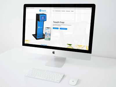 Liquos Website Design clean filter water web design website design wix