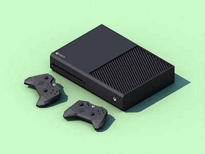 Low poly Xbox One