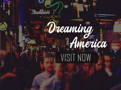 Web Banner Dreaming America web banner website