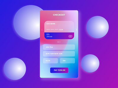 100 Days of UI: Credit Card Checkout app design ui ux