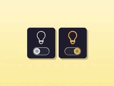 100 Days of UI: On/Off Switch 100 days of ui app bulb design illustration light switch mobile app switch ui ux web design