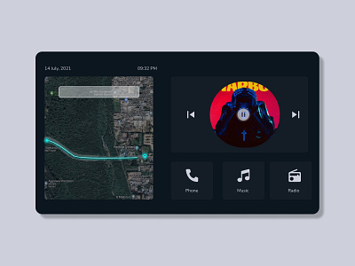 100 Days of UI: Car Interface