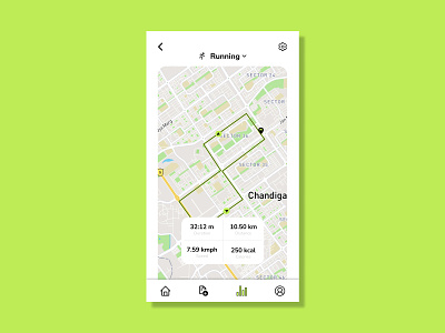 100 Days of UI: Workout Tracker 100 days of ui app design location map mobile app running running track tracker ui ux web design workout workout tracker