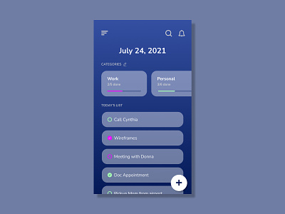 100 days of UI: ToDo List 100 days of ui app appointment daily planner daily scheduler day planner day scheduler design mobile app planner scheduler to do to do list todo list ui ux web design