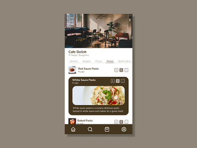 100 days of UI: Food/Drink Menu 100 days of ui add to cart app cafe design dining dining app drinks menu food delivery food delivery app food menu menu mobile app restaurant restaurant dining restaurant menu restaurant page ui ux web design