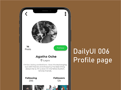 006 Profile page