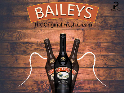 Baileys branding design typography