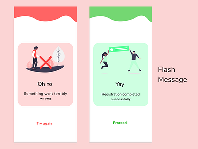 011 Flash message daily dailyui dailyui011 dailyuichallenge design illustration ui