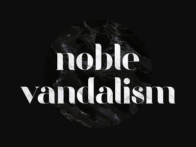 The Renegade — Noble Vandalism behance font noble renegade the type typeface typography vandalism