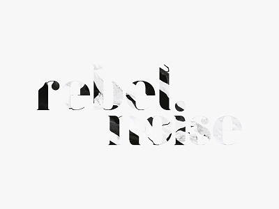 The Renegade — Rebel Noise black dark font heavy light modern noble renegade typeface white