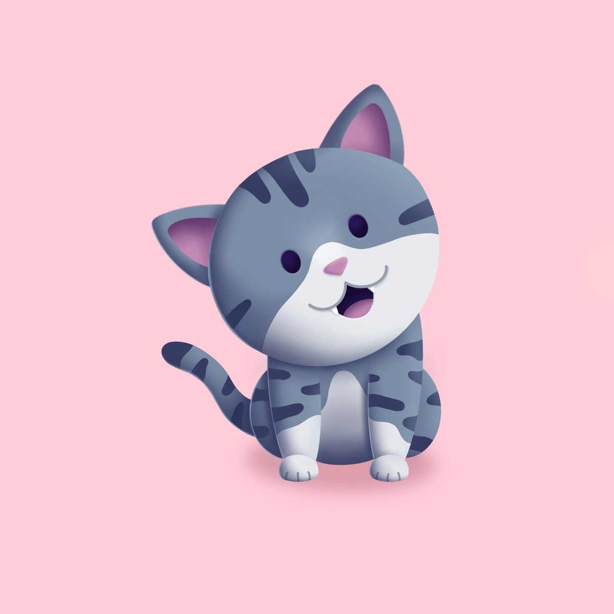 Tabby Cat by Ali Vokes on Dribbble