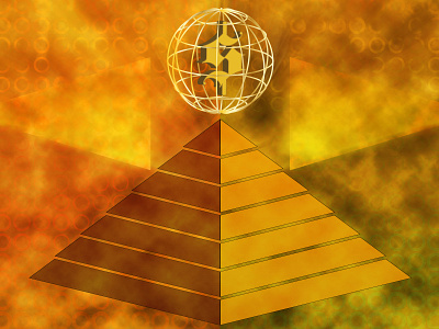 Pyramid Scheme 3d abstract dollar dreamlike hologram holographic illustration infographic iridescent money photshop psychedelic pyramid pyramid scheme rich surreal trippy warm wealth
