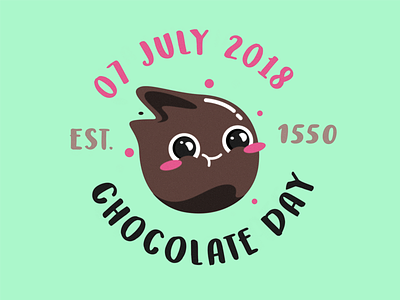 🍫 chocolate cute design emoji food funny illustration sweet unykvis vector