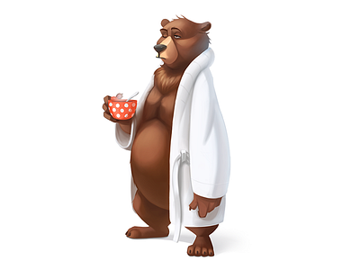 MEDVED / Bear Digital bear character design digital illustration mascot russian