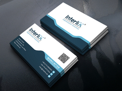 Professional modern and luxury business card design black blue business card business card design business logo businesscard craditcard gray logo modern navigation new york newyear newyear2021 thank you card unique web design website website design white