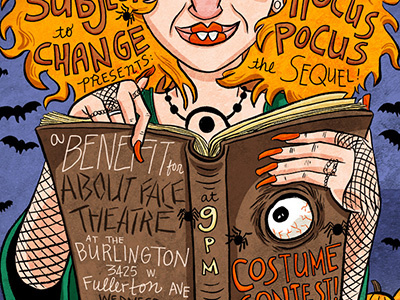 Hocuspocus Dribbble illustration poster hocus pocus