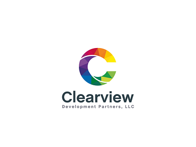 clearview logo design logo vector