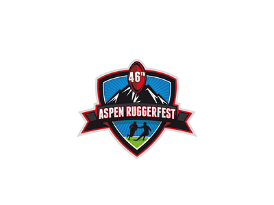 Aspen Ruggerfest logo design design logo vector